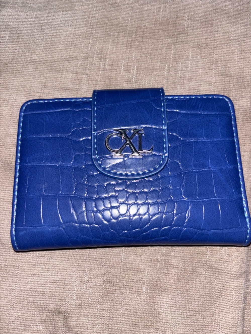 TKO Royal Blue Bi-Fold Card Wallet with Navy Accent